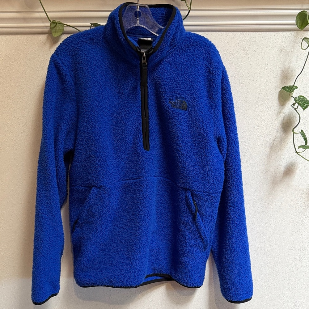 The North Face Men's Royal Blue Zip-Up Sweater